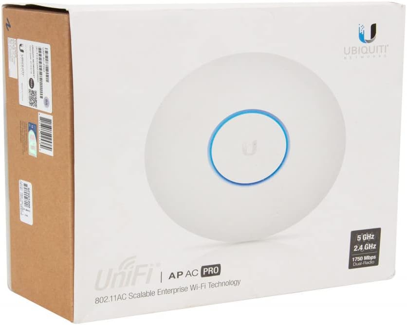 Ubiquiti Networks Unifi 802.11ac Dual-Radio PRO Access Point (UAP-AC-PRO-US), Single,White