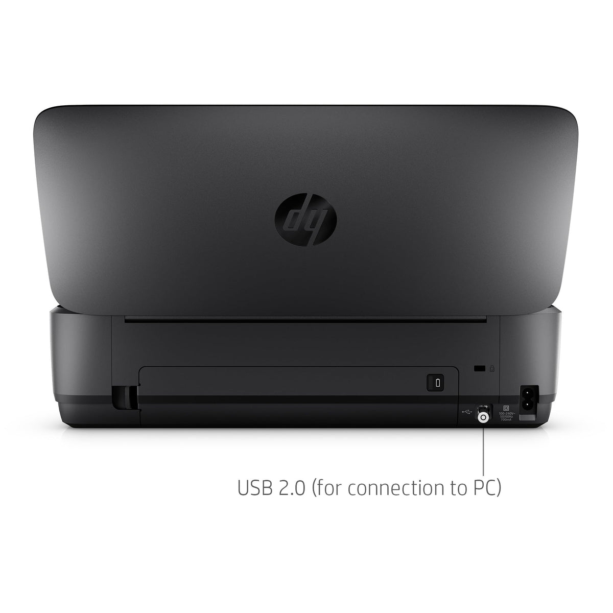 HP OfficeJet 250 Wireless Mobile Printer, Scanner, Copier - Black, Battery Included (CZ992A)
