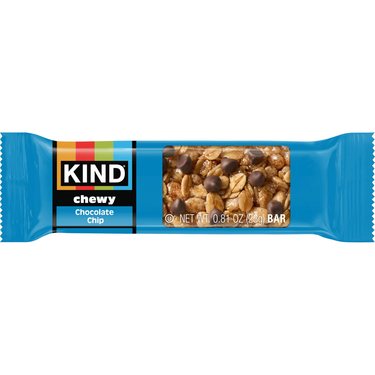 KIND Chewy Granola Bars, Chocolate Chip, Gluten Free, Low Calorie, Healthy Snacks, 10 Count