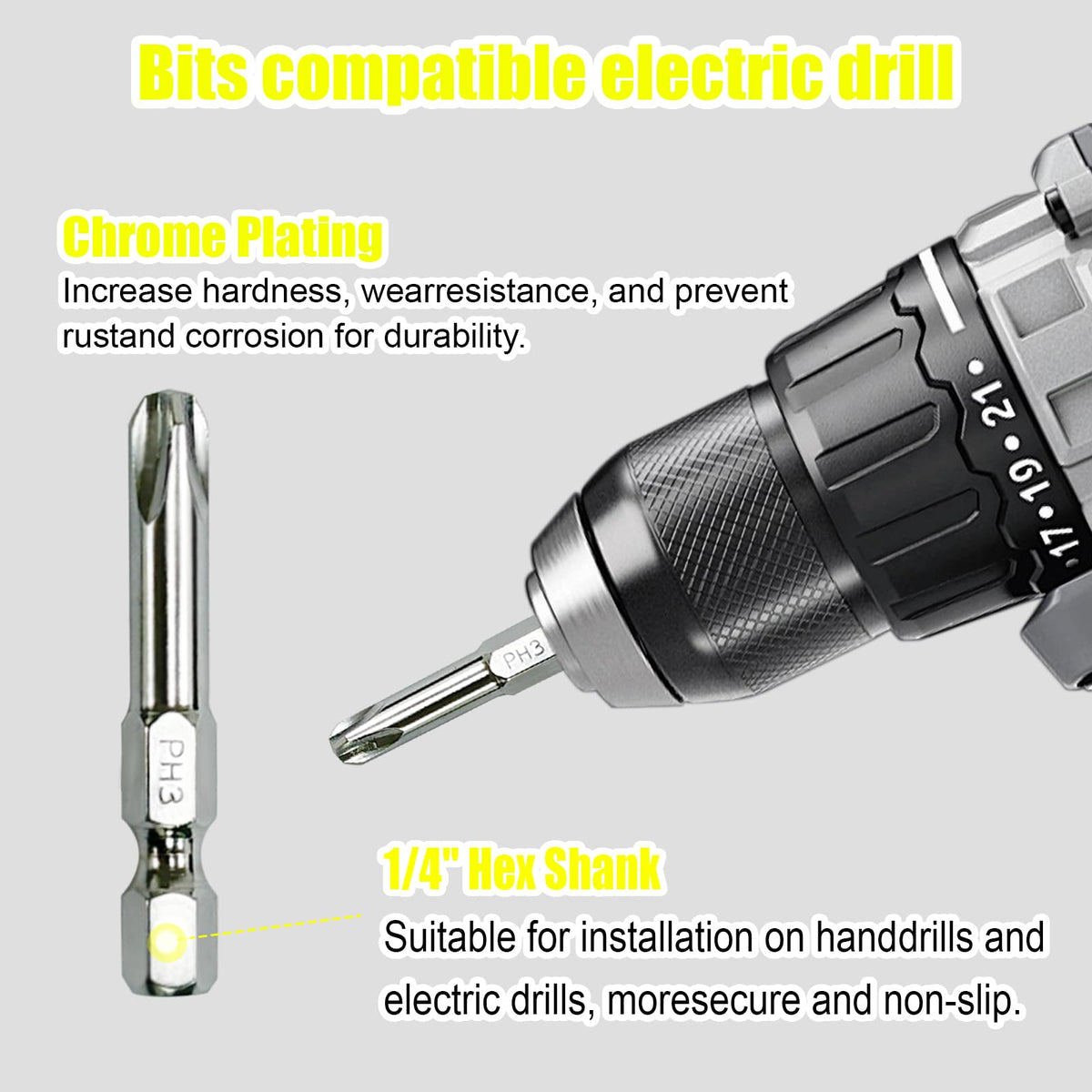 Kaisi Screwdriver Set 12-in-1 Portable Multi Bit Screwdriver All in One Screw Driver with Phillips,Flat Head,Torx Security,Hex and 1/4 Nut Driver for Outdoor and Daily Repair Tools