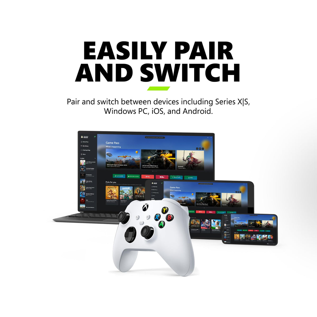 Xbox Wireless Gaming Controller | Storm Breaker Special Edition | Console, PC, and Android | Textured Grip | Wireless, Bluetooth, USB-C Connectivity