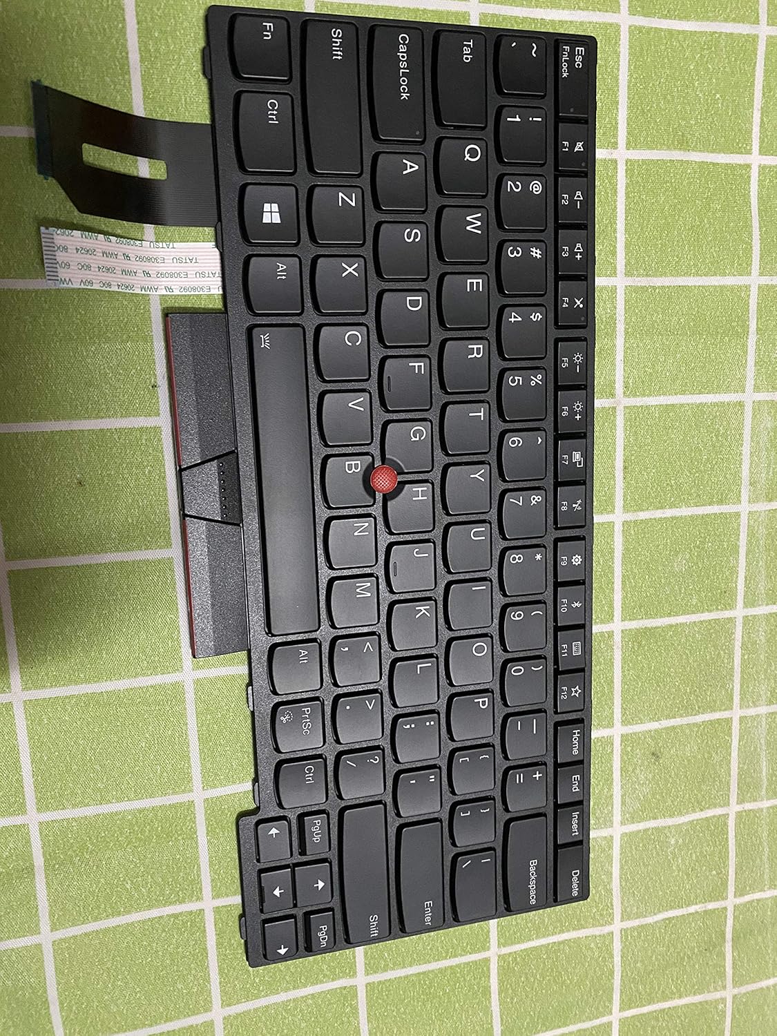 US Layout Replacement Keyboard for Lenovo ThinkPad E480 E485 L480 T480s E490 E495 T490 L490 Laptop (Backlit)