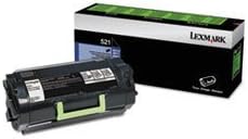 Lexmark 52D1000 (LEX-521)Toner, 6000 Page-Yield, Black