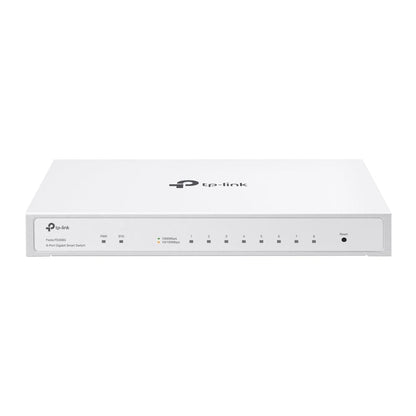 TP-Link TL-SG108S 8 Port Gigabit Ethernet Switch | Desktop/Wall-Mount | Plug & Play | Fanless | Sturdy Metal | 3 Year Manufacturer Warranty | 802.1p/DSCP QoS & IGMP Snooping | Compact Design