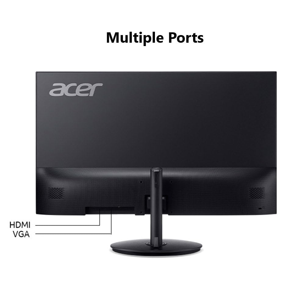 acer 21.5 Inch Full HD (1920 x 1080) IPS Ultra-Thin Zero Frame Computer Monitor (HDMI & VGA Port), SB220Q bi