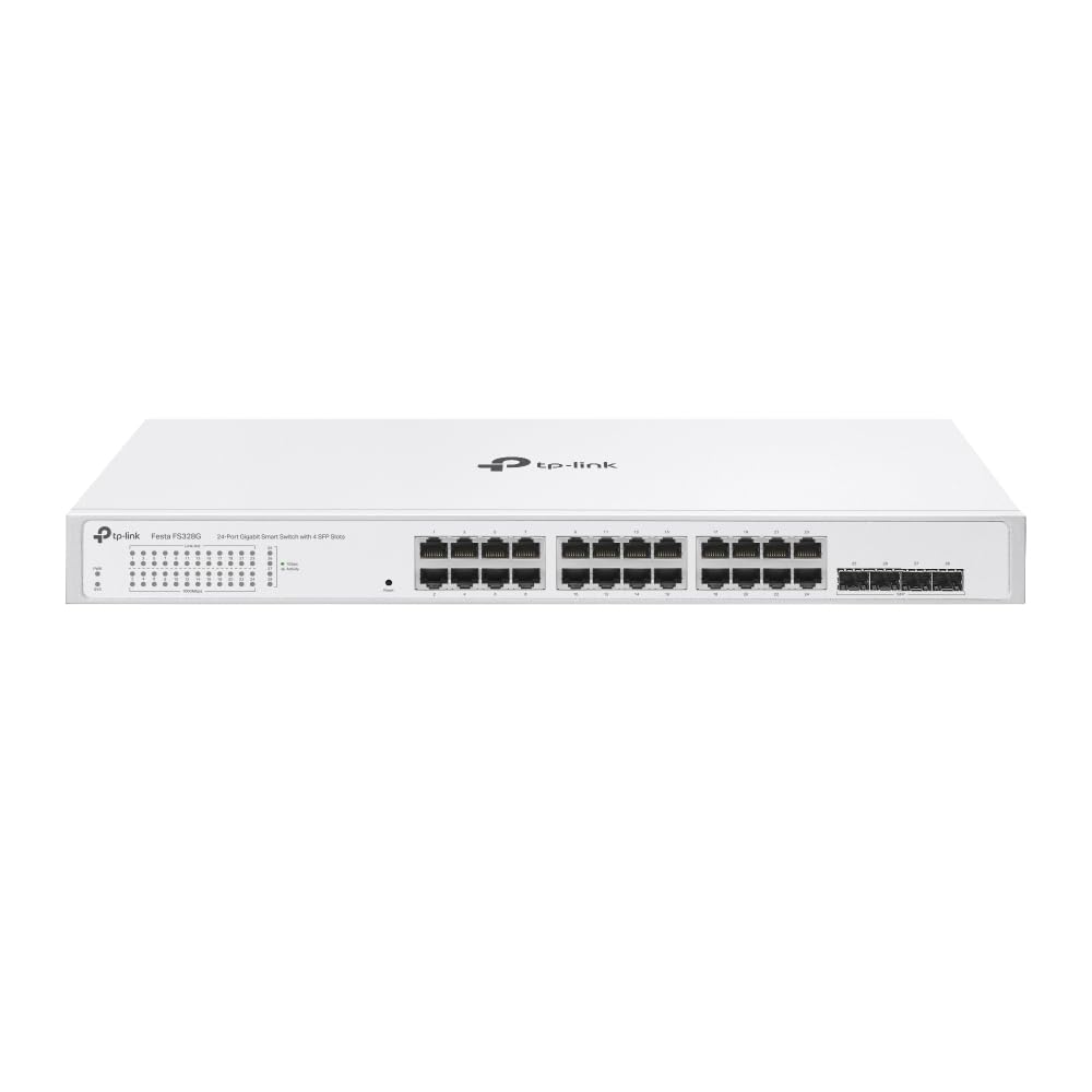 TP-Link TL-SG108S 8 Port Gigabit Ethernet Switch | Desktop/Wall-Mount | Plug & Play | Fanless | Sturdy Metal | 3 Year Manufacturer Warranty | 802.1p/DSCP QoS & IGMP Snooping | Compact Design