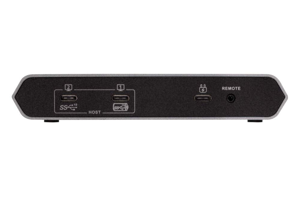 ATEN 2-Port USB-C Gen 2 Sharing Switch with Power Pass-Through | UK Version US3342