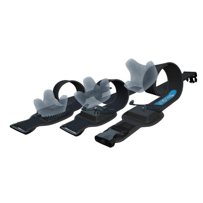 Rebuff Reality Trackstraps for Vive Tracker - Adjustable VR Full Body Tracking Straps, VR Chat Motion Capture, Compatible with Vive Tracker 3.0 2.0 Ultimate, Tundra, (Tracker Sold Separately) Black