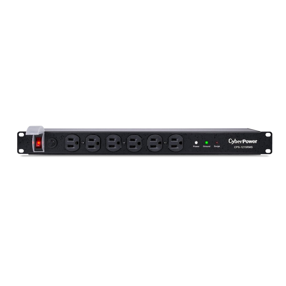 CyberPower CPS1215RMS Surge Protector, 120V/15A, 12 Outlets, 15 ft Power Cord, 1U Rackmount