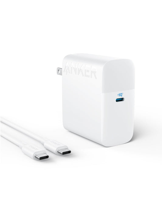 Anker MacBook Charger, Compact and Foldable 100W USB C Charger for MacBook Air, Samsung Galaxy, iPhone 17/16 Series, iPad Pro, and More, 5FT USB C Cable Included