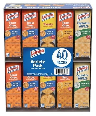 Lance Variety Pack, Sandwich Crackers, 40 pk.