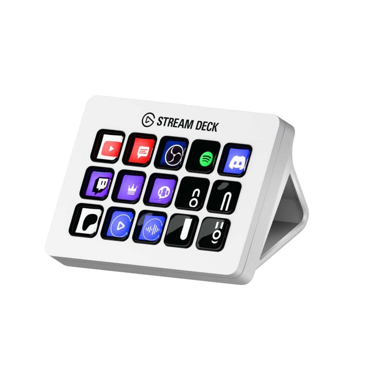Elgato Stream Deck MK.2 – Studio Controller, 15 macro keys, trigger actions in apps and software like OBS, Twitch, YouTube and more, USB, works with Mac and PC