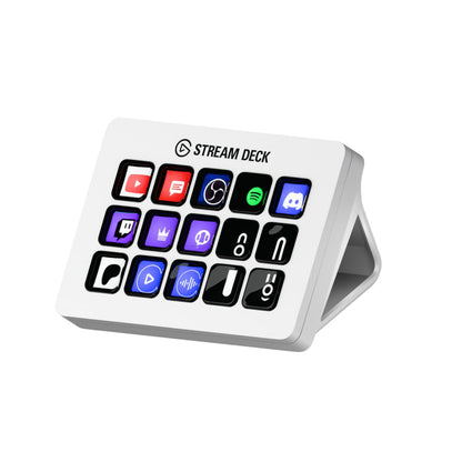 Elgato Stream Deck MK.2 – Studio Controller, 15 macro keys, trigger actions in apps and software like OBS, Twitch, YouTube and more, USB, works with Mac and PC