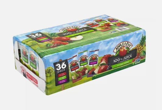 Apple & Eve, Variety Pack, Aseptic, 36/200ml ( Multi-Pack)