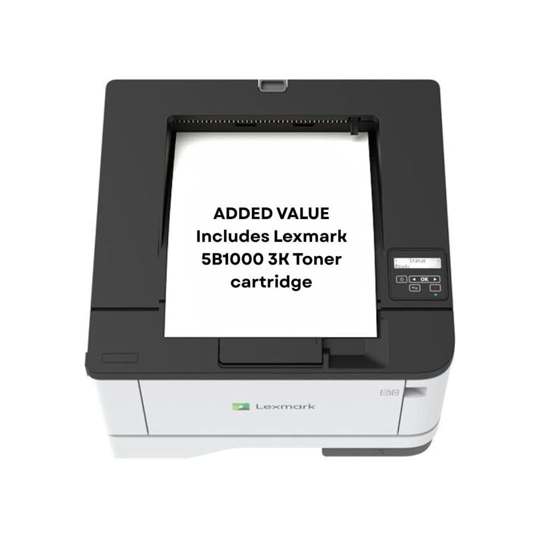 Lexmark MS431DN Laser Printer - Monochrome - 42 ppm Mono - 2400 dpi Print - Automatic Duplex Print - 100 Sheets Input - Gigabit Ethernet