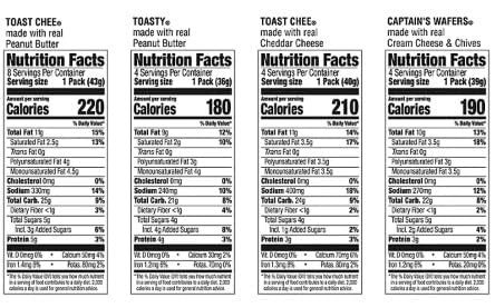 Lance Variety Pack, Sandwich Crackers, 40 pk.