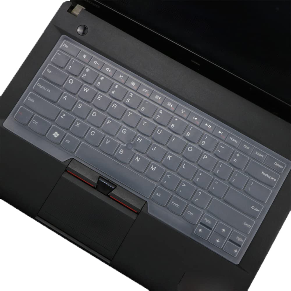 Silicone Keyboard Skin Compatible for 2021 Lenovo ThinkPad X1 Carbon Gen 9 Laptop 14", 2021 Thinkpad X1 Yoga 14", 2021 Thinkpad X1 Yoga Gen 6 14" Laptop (NOT Fit 2020-2017 release old Versions) (Black