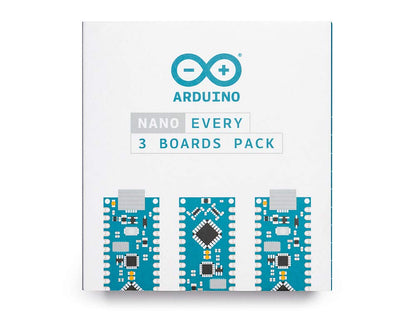 Arduino Nano Every (Single Board) [ABX00028-A] - ATmega4809 Microcontroller, 48KB Flash, 6KB SRAM, 20 Digital I/O Pins, 8 Analog Inputs, USB-C, Compatible with Arduino IDE for Embedded Projects