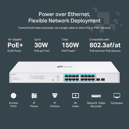 TP-Link TL-SG108S 8 Port Gigabit Ethernet Switch | Desktop/Wall-Mount | Plug & Play | Fanless | Sturdy Metal | 3 Year Manufacturer Warranty | 802.1p/DSCP QoS & IGMP Snooping | Compact Design
