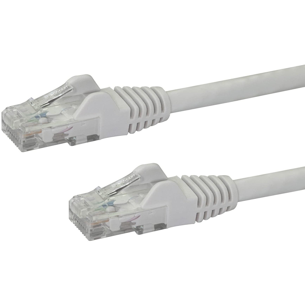 StarTech 15ft CAT6 Ethernet Cable - White CAT 6 Gigabit Ethernet Wire -250Mhz 100W PoE RJ45 UTP Network Patch Cord Snagless with Strain Relief (N6PATCH15WH)