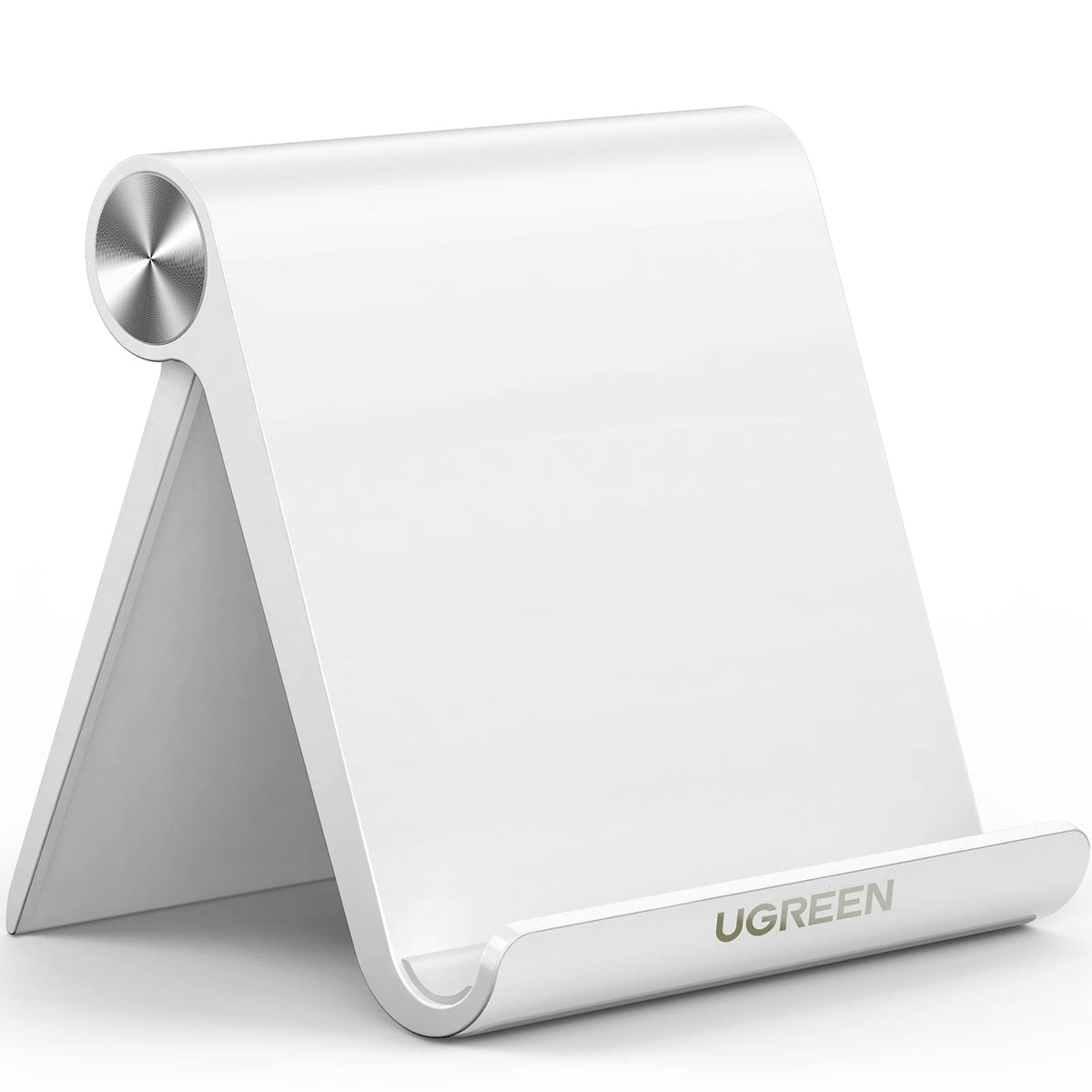 UGREEN Tablet Stand Holder Adjustable Portable Desktop Dock Office Compatible with iPad Pro 11 9.7 10.5 Air Mini 5 4 3 2 iPhone 17 16 15 14 13 12 Black