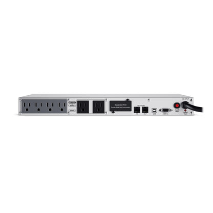 CyberPower OR500LCDRM1U Smart App LCD UPS Battery Backup and Surge Protector, 500VA/300W, 6 Outlets, AVR, 1U Rackmount, UL Certified