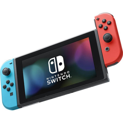 Nintendo Switch with Neon Blue and Neon Red Joy-Con - Handheld Gaming Console