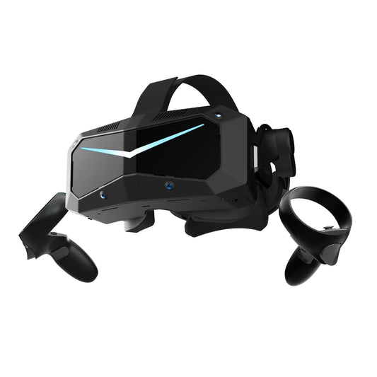 Pimax Crystal Super VR Headset & VR Glasses with Micro-OLED, 53 PPD, 3840x3552 Per Eye, 116° Field of View, Eye Tracking – Ultimate Clarity for Flight & Racing Simulations & Gaming (C10L)