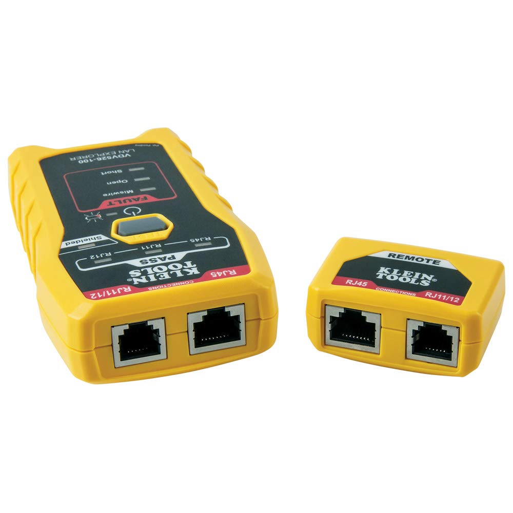 Klein Tools VDV526-100 Network LAN Cable Tester, VDV Tester, LAN Explorer with Remote
