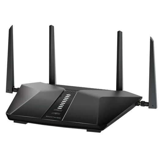 NETGEAR Nighthawk WiFi 6 Router (RAX36) – Router Only, AX3000 3 Gbps Wireless Speed – Dual-Band Gigabit Internet – Covers 2,000 sq. ft., 25 Devices – Built-in VPN, USB 3.0, Gaming
