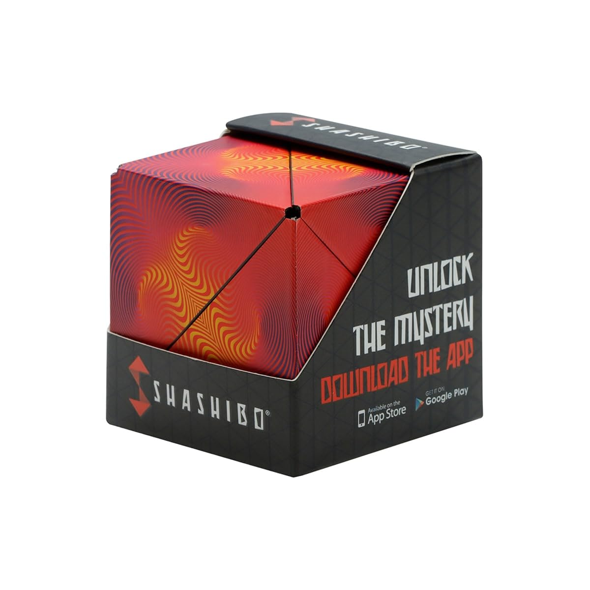 Shashibo Shape Shifting Box - Award-Winning STEM Fidget Toy with Ultra Strong Magnets - Puzzle Cube Transforms Into 100+ Shapes, Perfect Sensory Gift for Kids, Teens, and Adults (Spaced Out)
