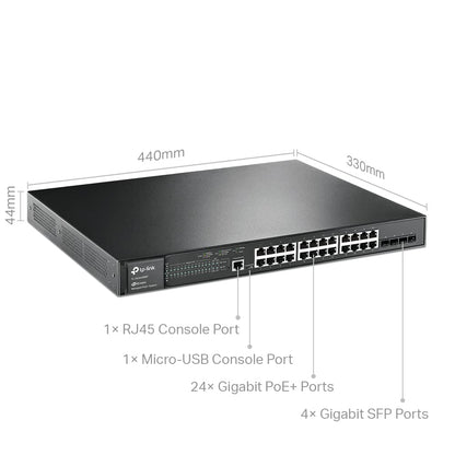 TP-Link TL-SG2210MP | Jetstream 10 Port Gigabit Smart Managed PoE switch | 8 PoE+ Ports @ 150W, 2 SFP Slots | Omada SDN Integrated | PoE Recovery | IPv6 | Static Routing | Limited Lifetime Protection
