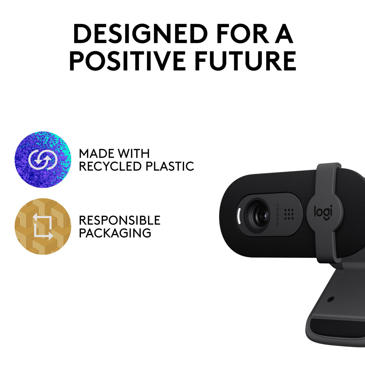 Logitech C270 HD Webcam, 720p, Widescreen HD Video Calling, Light Correction, Noise-Reducing Mic, Works with Zoom, Nintendo Switch 2’s new GameChat Mode, PC/Mac/Laptop/MacBook/Tablet - Black