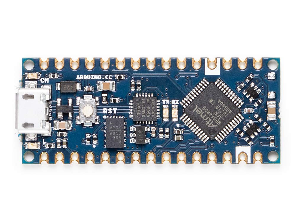 Arduino Nano Every (Single Board) [ABX00028-A] - ATmega4809 Microcontroller, 48KB Flash, 6KB SRAM, 20 Digital I/O Pins, 8 Analog Inputs, USB-C, Compatible with Arduino IDE for Embedded Projects