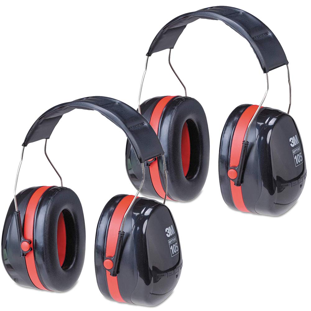 3M H10A Peltor Optime 105 Over the Head Earmuff, Ear Protectors, Hearing Protection, NRR 30 dB
