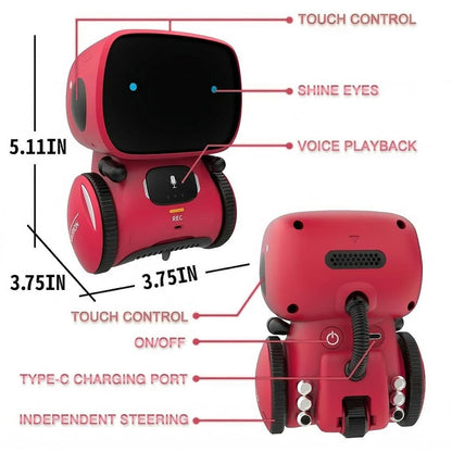 98K Robot Toys for Girls and Boys Rechargeable, Touch and Voice Control Robots Interactive Talking Smart Partner and Teacher with Singing, Dancing, STEM Toy Gifts for Kids Age 3 and Up