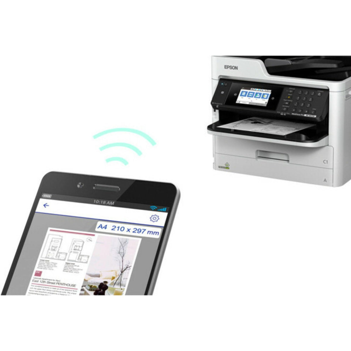 Workforce Pro WF-C5790 Network Multifunction Color Printer