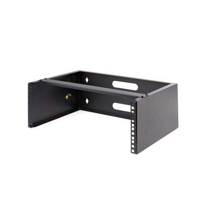 StarTech.com 6U Wall Mount Network Rack - 14 Inch Deep (Low Profile) - 19" Patch Panel Bracket for Shallow Server and IT Equipment, Network Switches - 44lbs/20kg Weight Capacity, Black (WALLMOUNT6)