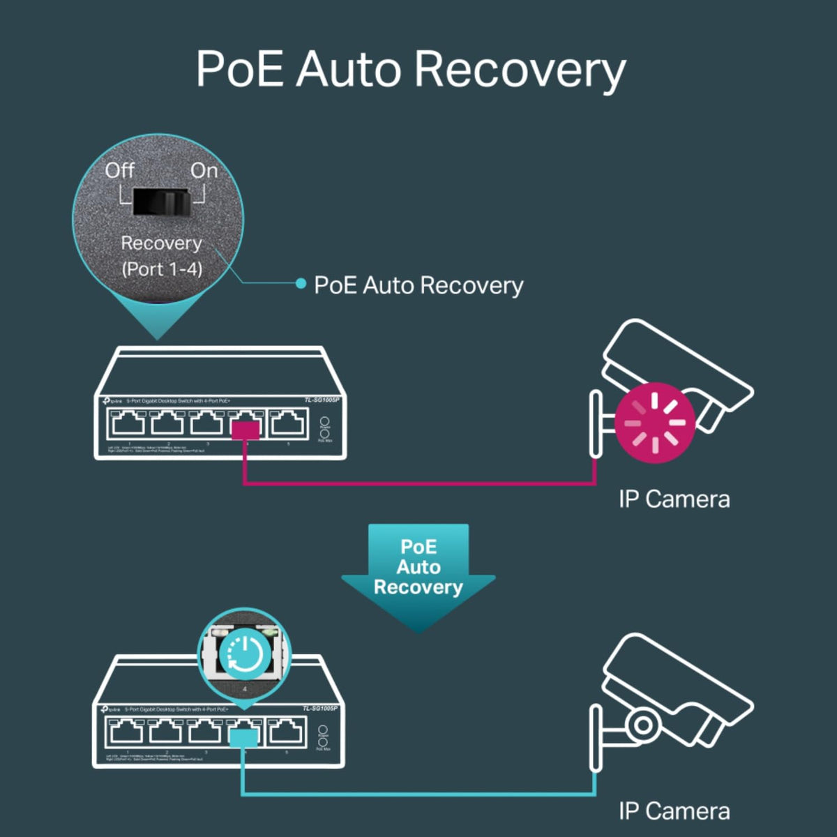 TP-Link Omada SG2428P | Jetstream 24 Port Gigabit Smart Managed PoE Switch | 24 PoE+ Ports @250W, 4 SFP Slots | Omada SDN Integrated | PoE Recovery | IPv6 | Static Routing