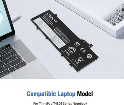 L17M3P71 Laptop Battery Compatible with Lenovo ThinkPad T480S Series Notebook L17L3P71 L17M3P72 01AV478 01AV480 01AV479 SB10K97621 SB10K97622 SB10K97620