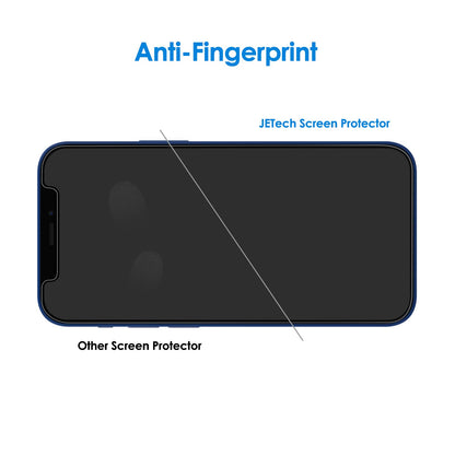 JETech Privacy Screen Protector for iPhone 17e (2026) / iPhone 16e / iPhone 13/13 Pro, Anti Spy Tempered Glass Film, 6.1-Inch Display, 2-Pack