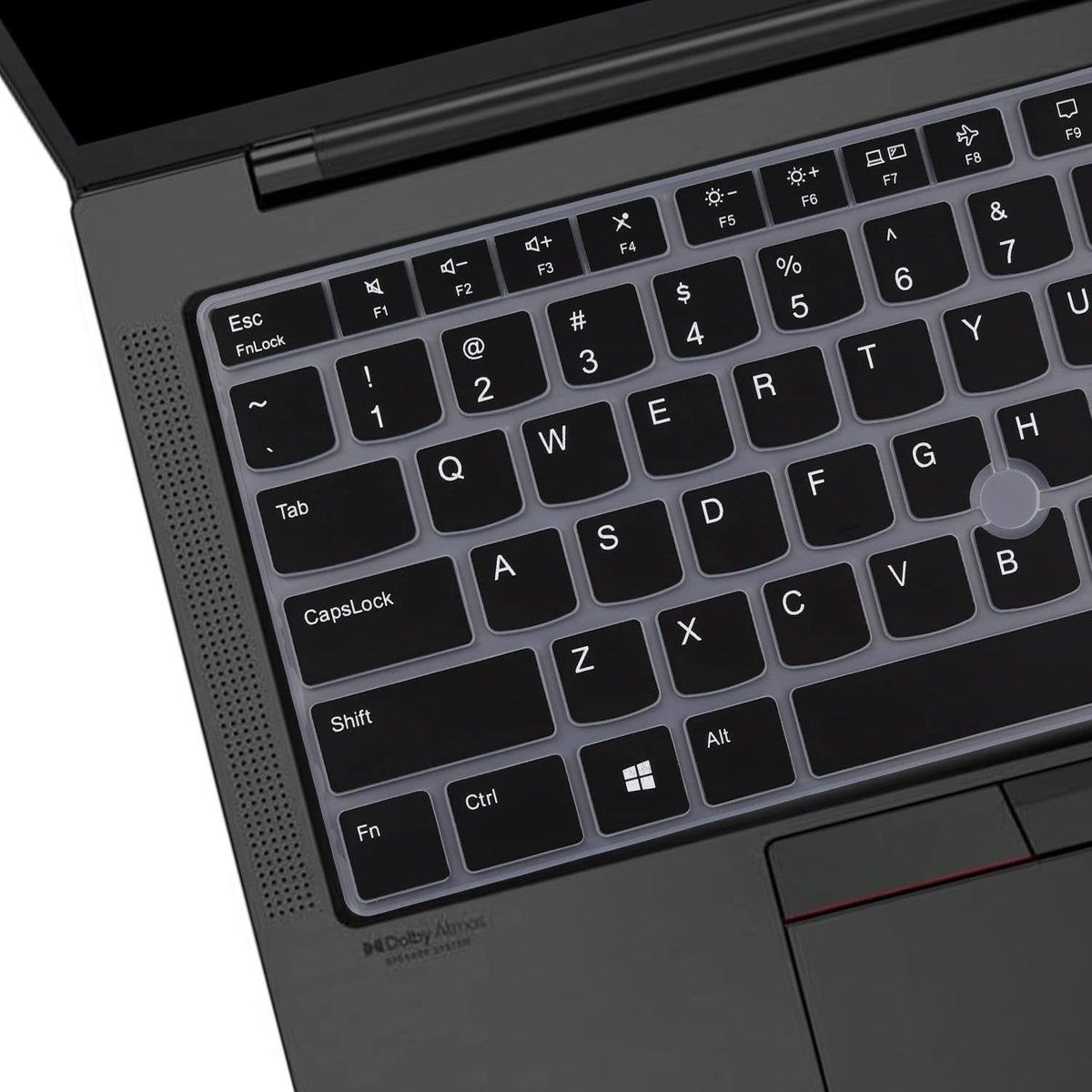 Keyboard Cover for Lenovo Thinkpad x1 Carbon Gen 11/10 14", ThinkPad X1 Yoga Gen 8/7, ThinkPad T14 T14s L14 P14s Gen 4/3, Thinkpad E14 Gen 6/5 (Not Fit T14 L14 P14s Gen 6/5/3/2/1, E14 Gen 7)-Black