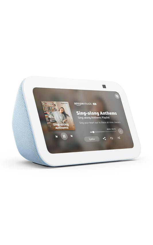 Amazon Echo Show 5 (newest model), Smart display, Designed for Alexa+, 2x the bass and clearer sound, Charcoal
