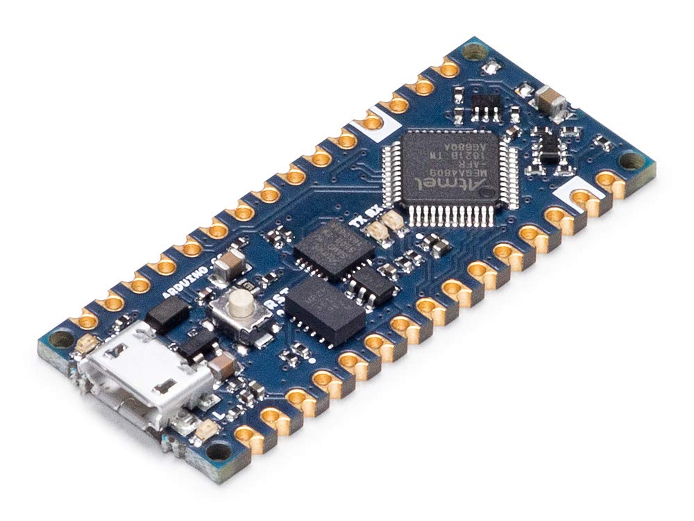 Arduino Nano Every (Single Board) [ABX00028-A] - ATmega4809 Microcontroller, 48KB Flash, 6KB SRAM, 20 Digital I/O Pins, 8 Analog Inputs, USB-C, Compatible with Arduino IDE for Embedded Projects