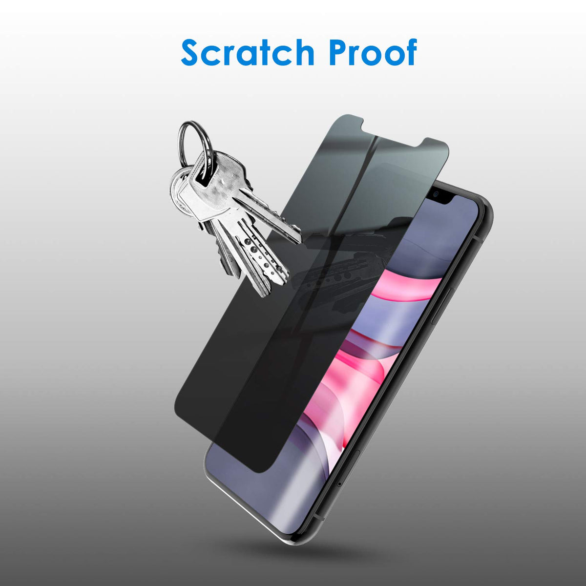 JETech Privacy Screen Protector for iPhone 17e (2026) / iPhone 16e / iPhone 13/13 Pro, Anti Spy Tempered Glass Film, 6.1-Inch Display, 2-Pack