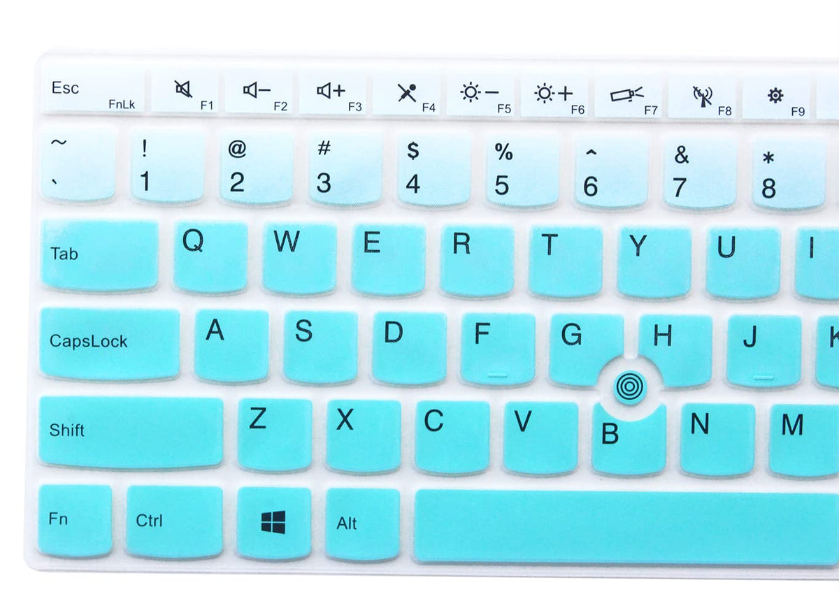 Silicone Keyboard Skin Compatible for 2021 Lenovo ThinkPad X1 Carbon Gen 9 Laptop 14", 2021 Thinkpad X1 Yoga 14", 2021 Thinkpad X1 Yoga Gen 6 14" Laptop (NOT Fit 2020-2017 release old Versions) (Black