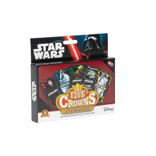 Five Crowns – Card Game for Kids and Adults, Travel and Family Game Night Favorite, The Game isn’t Over Until the Kings Go Wild, 5 Suited Rummy Style Card Game, 1-7 Players, Ages 8+