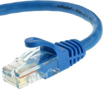 Mediabridge CAT6 Ethernet Patch Cable (3 ft) RJ45 Connectors with Gold Plated Contacts (10gbps)