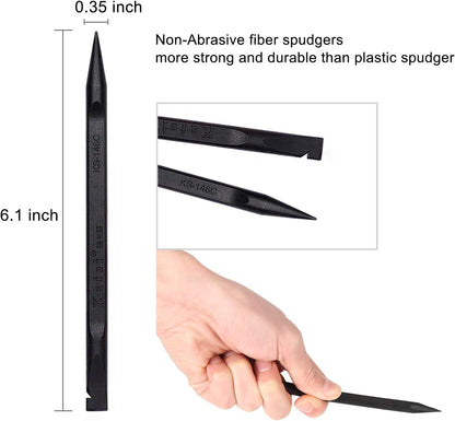 Kaisi 5pcs MacBook Repair Tool Kit Precision P5 Pentalobe Screwdriver, T5 Torx and PH000 Phillips Screwdriver with Ultra-Thin Steel and Nylon Spudgers for MacBook Pro & MacBook Air with Retina Display