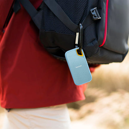 SANDISK 2TB Extreme Portable SSD (Old Model) - Up to 1050MB/s, USB-C, USB 3.2 Gen 2, IP65 Water and Dust Resistance, Updated Firmware - External Solid State Drive - SDSSDE61-2T00-G25